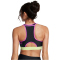 UNDER ARMOUR HeatGear Armour High Support Sport-BH Damen 003 - black/vivid magenta/retro green XS