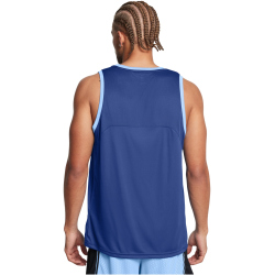 UNDER ARMOUR Zone Performance Basketball Tanktop Herren 432 - tech blue/horizon blue XS