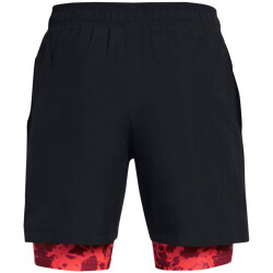 UNDER ARMOUR Woven 2-in-1-Shorts Jungen 004 - black/racer...