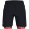 UNDER ARMOUR Woven 2-in-1-Shorts Jungen 004 - black/racer red/racer red XS (122-127 cm)