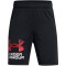 UNDER ARMOUR Tech Logo Shorts Jungen 002 - black/racer red XS (122-127 cm)