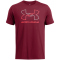 UNDER ARMOUR Foundation Sportshirt Herren 625 - cardinal/racer red M