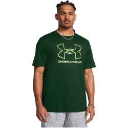 UNDER ARMOUR Foundation Sportshirt Herren 302 - forest green/morph green XL
