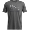 UNDER ARMOUR Foundation Sportshirt Herren 028 - castlerock/white/black XS