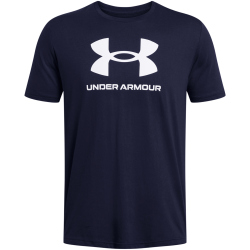 UNDER ARMOUR Logo T-Shirt Herren 408 - academy/white S
