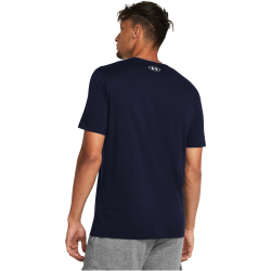 UNDER ARMOUR Logo T-Shirt Herren 408 - academy/white S