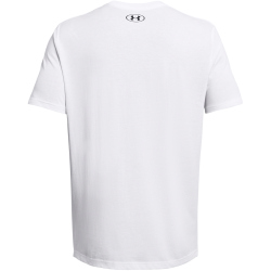 UNDER ARMOUR Logo T-Shirt Herren 100 - white/black XS