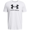 UNDER ARMOUR Logo T-Shirt Herren 100 - white/black XS