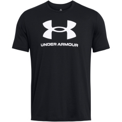 UNDER ARMOUR Logo T-Shirt Herren 001 - black/white S