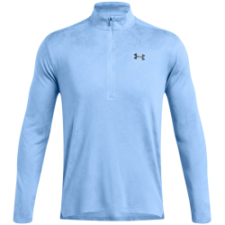 UNDER ARMOUR Tech Vent Geode 1/2-Zip Trainingsshirt Herren 465 - horizon blue/black XXL