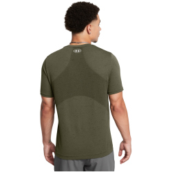 UNDER ARMOUR Vanish Seamless Trainingsshirt Herren 390 - marine od green/white M