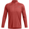 UNDER ARMOUR Tech Textured 1/2-Zip Trainingsshirt Herren 840 - earthen orange/black XXL