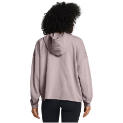 UNDER ARMOUR Rival Terry Oversize Hoodie Damen 015 - tetra gray/white XS