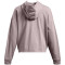 UNDER ARMOUR Rival Terry Oversize Hoodie Damen 015 - tetra gray/white XS