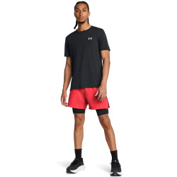 UNDER ARMOUR Launch 5 2in1 Laufshorts Herren 713 - racer red/black/reflective M