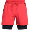 UNDER ARMOUR Launch 5 2in1 Laufshorts Herren 713 - racer red/black/reflective M