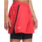 UNDER ARMOUR Launch 5 2in1 Laufshorts Herren 713 - racer red/black/reflective M