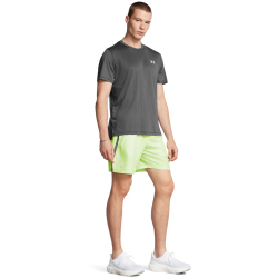 UNDER ARMOUR Launch Laufshorts Herren 304 - morph green/castlerock/reflective L