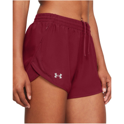 UNDER ARMOUR Fly-By Shorts Damen 625 - cardinal/cardinal/reflective S
