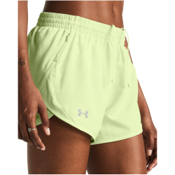 UNDER ARMOUR Fly-By Shorts Damen 383 - retro green/retro green/reflective XS