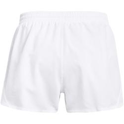 UNDER ARMOUR Fly-By Shorts Damen 100 - white/white/reflective XS