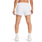 UNDER ARMOUR Fly-By Shorts Damen 100 - white/white/reflective XS