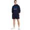 UNDER ARMOUR Rival Terry Freizeitshorts Herren 410 - midnight navy/onyx white XL