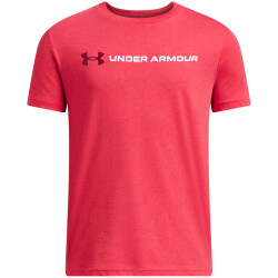UNDER ARMOUR Logo Wordmark T-Shirt Jungen 989 - lava...