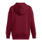 UNDER ARMOUR Essential OverSized Fleece Hoodie Damen 625 - cardinal/white M
