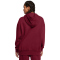 UNDER ARMOUR Essential OverSized Fleece Hoodie Damen 625 - cardinal/white M