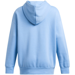 UNDER ARMOUR Essential OverSized Fleece Hoodie Damen 465 - horizon blue/white S