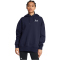 UNDER ARMOUR Essential OverSized Fleece Hoodie Damen 410 - midnight navy/white XS