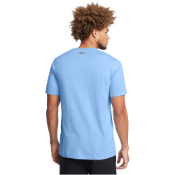 UNDER ARMOUR Big Logo Fill T-Shirt Herren 465 - horizon blue/black XL