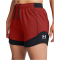 UNDER ARMOUR Challenger Pro Trainingsshorts Damen 840 - earthen orange/white L