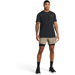 UNDER ARMOUR Vanish Elite 2in1 Trainingsshorts Herren 203 - timberwolf taupe/black/black XXL