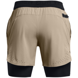 UNDER ARMOUR Vanish Elite 2in1 Trainingsshorts Herren 203 - timberwolf taupe/black/black XXL