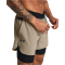 UNDER ARMOUR Vanish Elite 2in1 Trainingsshorts Herren 203 - timberwolf taupe/black/black XXL