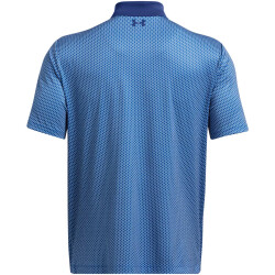 UNDER ARMOUR Performance 3.0 Printed Golf-Poloshirt Herren 435 - tech blue/nimbus blue/tech blue XL