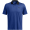 UNDER ARMOUR Performance 3.0 Printed Golf-Poloshirt Herren 432 - tech blue/black/black M