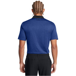 UNDER ARMOUR Performance 3.0 Printed Golf-Poloshirt Herren 432 - tech blue/black/black XXL