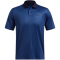 UNDER ARMOUR Performance 3.0 Printed Golf-Poloshirt Herren 416 - midnight navy/tech blue/midnight navy M