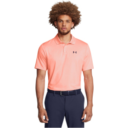 UNDER ARMOUR Performance 3.0 Golf-Poloshirt Herren 897 - flare orange/midnight navy M