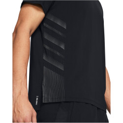UNDER ARMOUR Iso-Chill Laser Heat kurzarm Laufshirt Herren 004 - black/castlerock/reflective XL