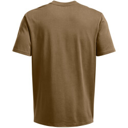 UNDER ARMOUR Heavyweight Logo T-Shirt Herren 498 - coyote/black M