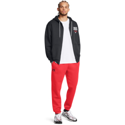 UNDER ARMOUR Essential Fleece Jogginghose Herren 713 - racer red/black XL