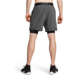 UNDER ARMOUR Vanish Woven 2in1 Trainingsshorts Herren 025 - castlerock/black/black L