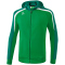 erima Liga Line 2.0 Trainingsjacke mit Kapuze smaragd/evergreen/white 3XL