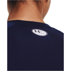 UNDER ARMOUR ColdGear Authentics langarm Sportshirt Damen 410 - midnight navy/white XS