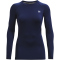 UNDER ARMOUR ColdGear Authentics langarm Sportshirt Damen 410 - midnight navy/white XS