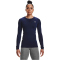UNDER ARMOUR ColdGear Authentics langarm Sportshirt Damen 410 - midnight navy/white XS